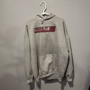 Jerzees Bradley University Vintage Gray Hoodie 2XL